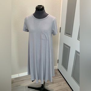 LulaRoe Carly dress, grey, XS
